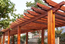 防腐木廊架每平米的造價(jià)是多少錢?