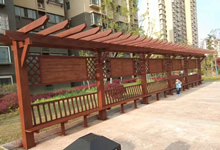 防腐木廊架價(jià)格是多少錢一米