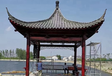 防腐木涼亭是怎么生產制作出來的