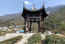 詳細介紹定做古建仿古防腐木六角涼亭廠家