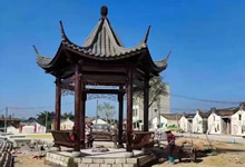 涼亭安裝費用，安裝一個防腐木涼亭要多少錢