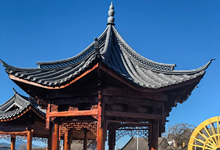 云南庭院休閑亭、防腐木古建涼亭制作廠家